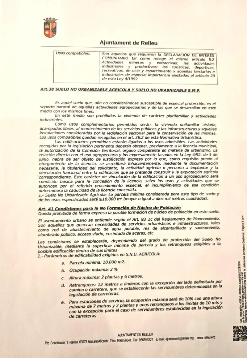 Plot in Relleu - 10