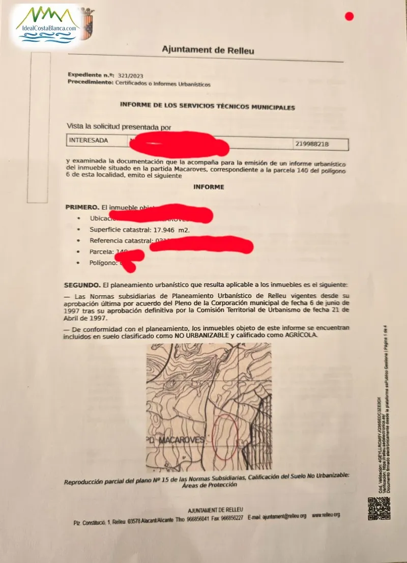 Country land in Relleu - 8