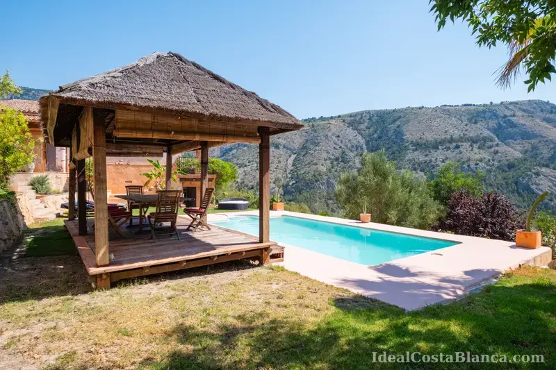 Chalet Con vista al mar y piscina en Guadalest - 2